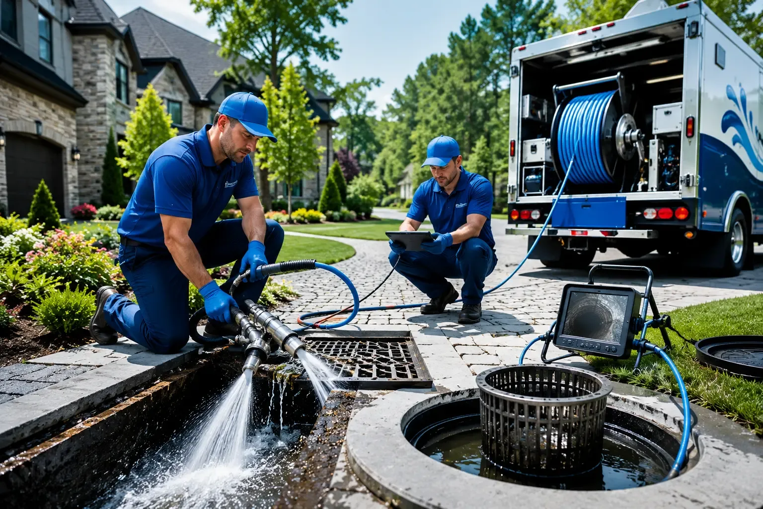 Local outdoor drain cleaning professionals in Castana, IA